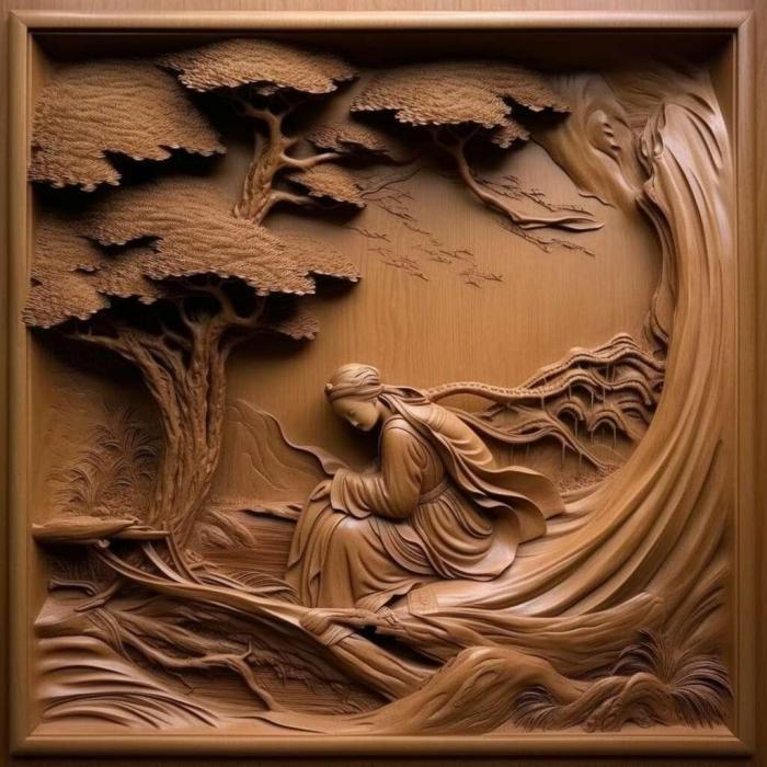 نموذج ثلاثي الأبعاد لآلة CNC 3D Art 